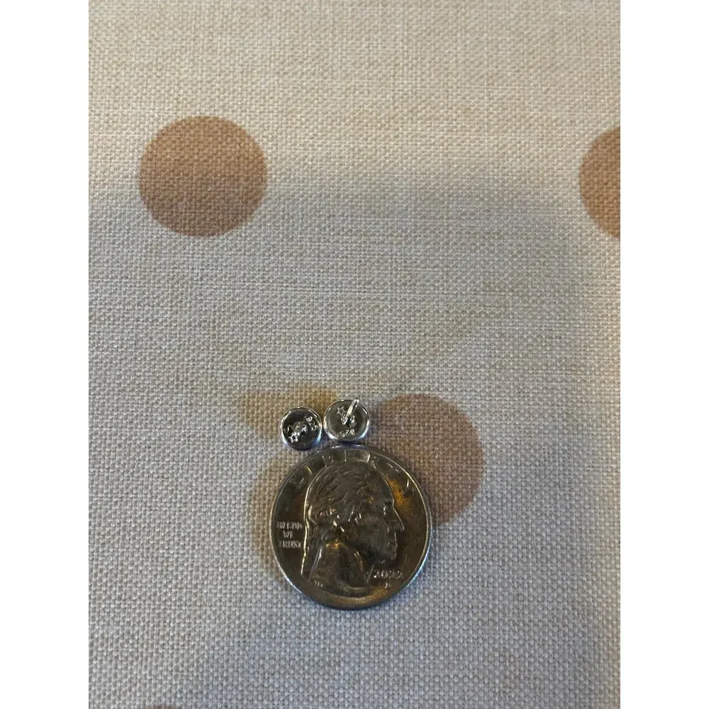 Petite Pink Conch Round Earrings | Sterling Silver Western Style